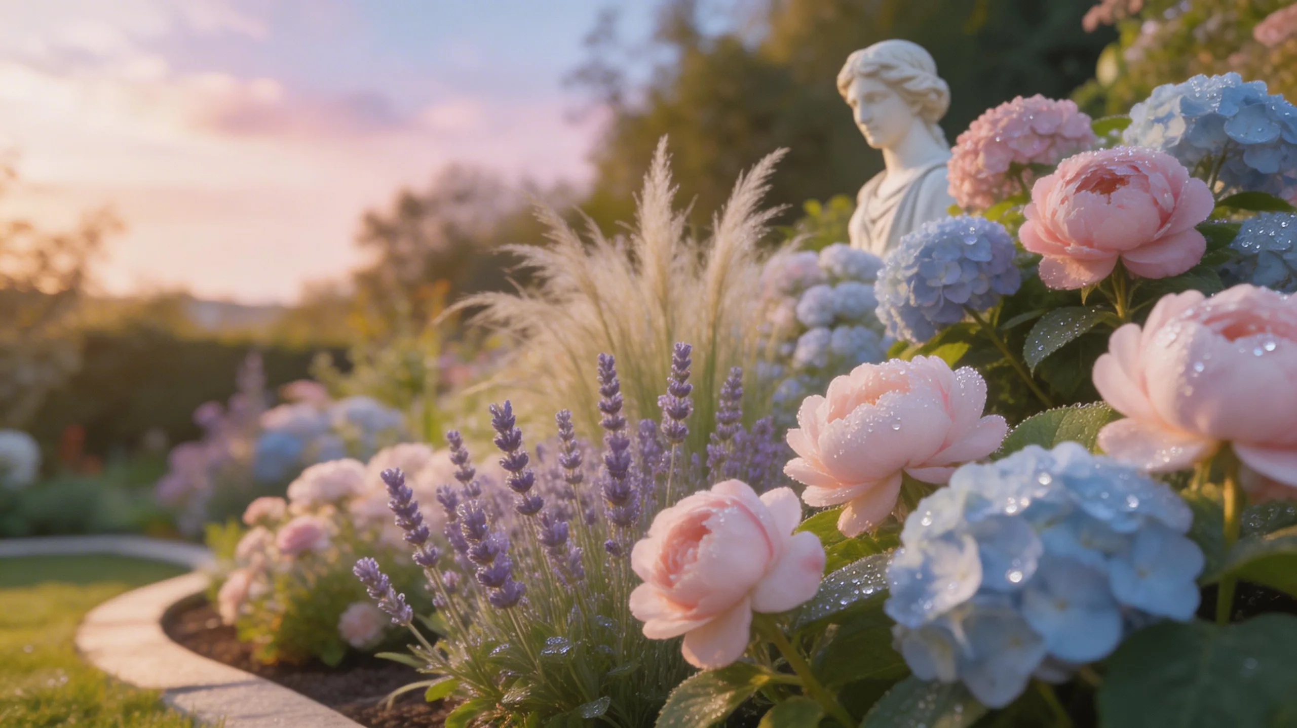 soft dawn inspired pastel palette