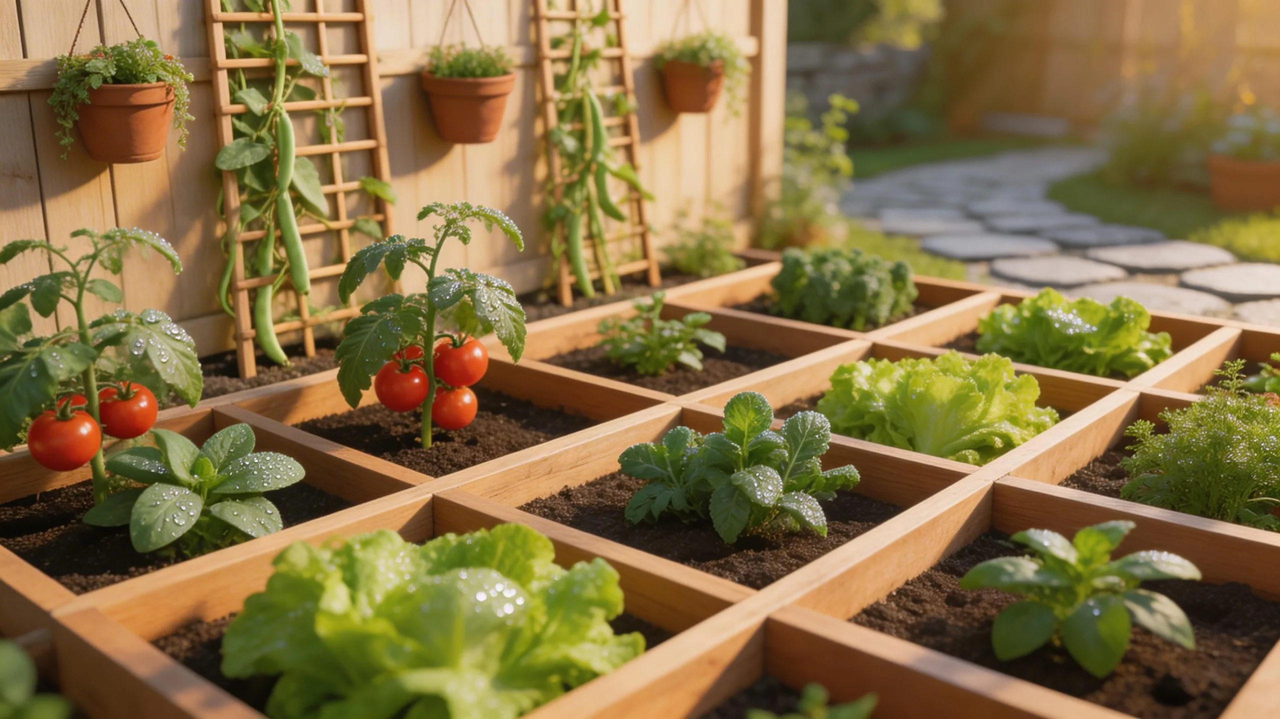 square foot raised bed gardening