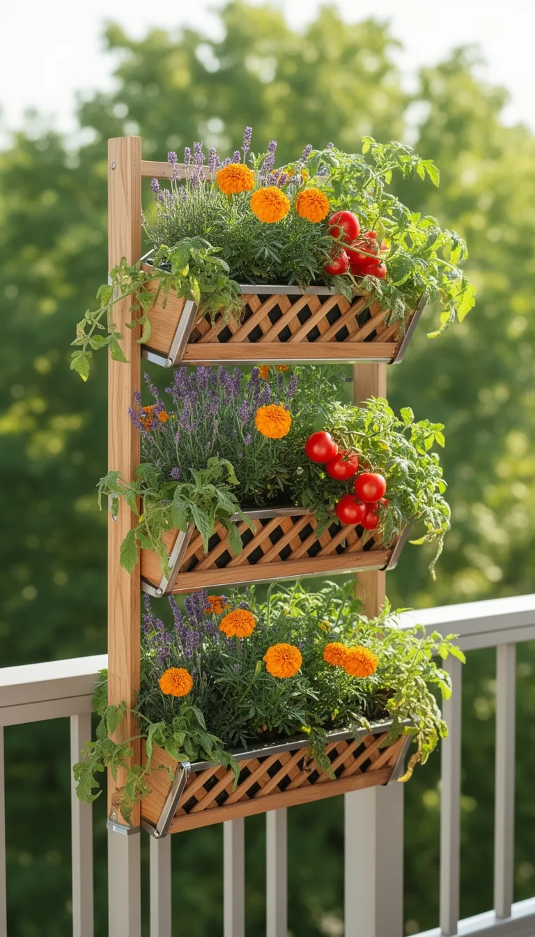 stackable tiered planter system