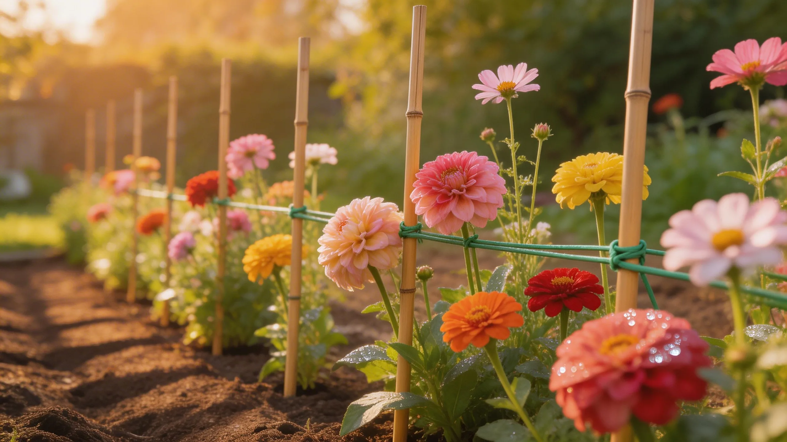 support tall blooms early