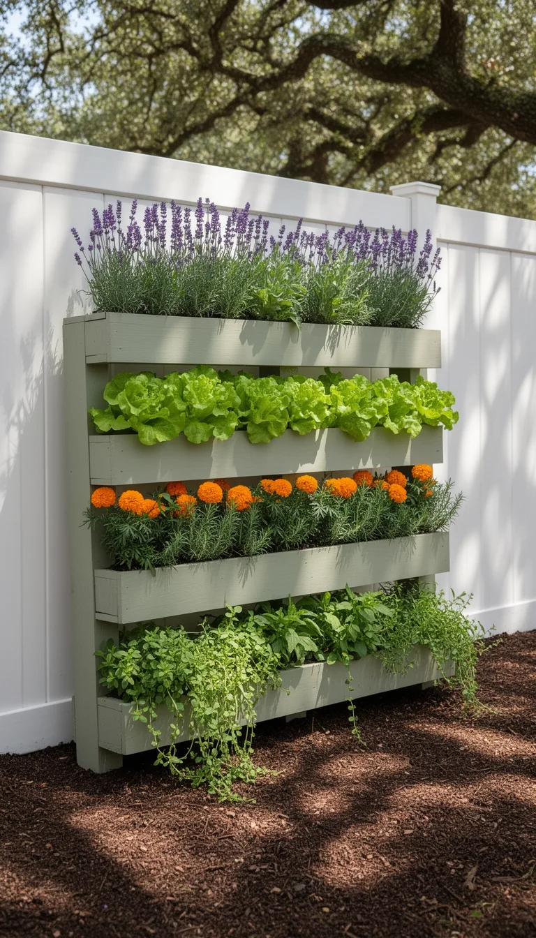 tiered compact vertical planting
