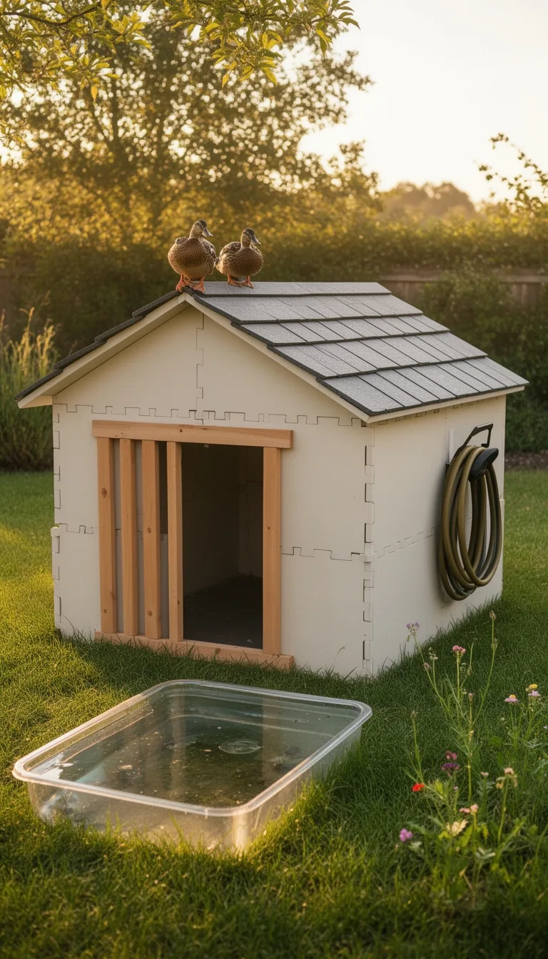 tool free modular duck house