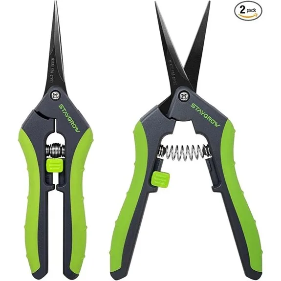 two ultra sharp stainless shears