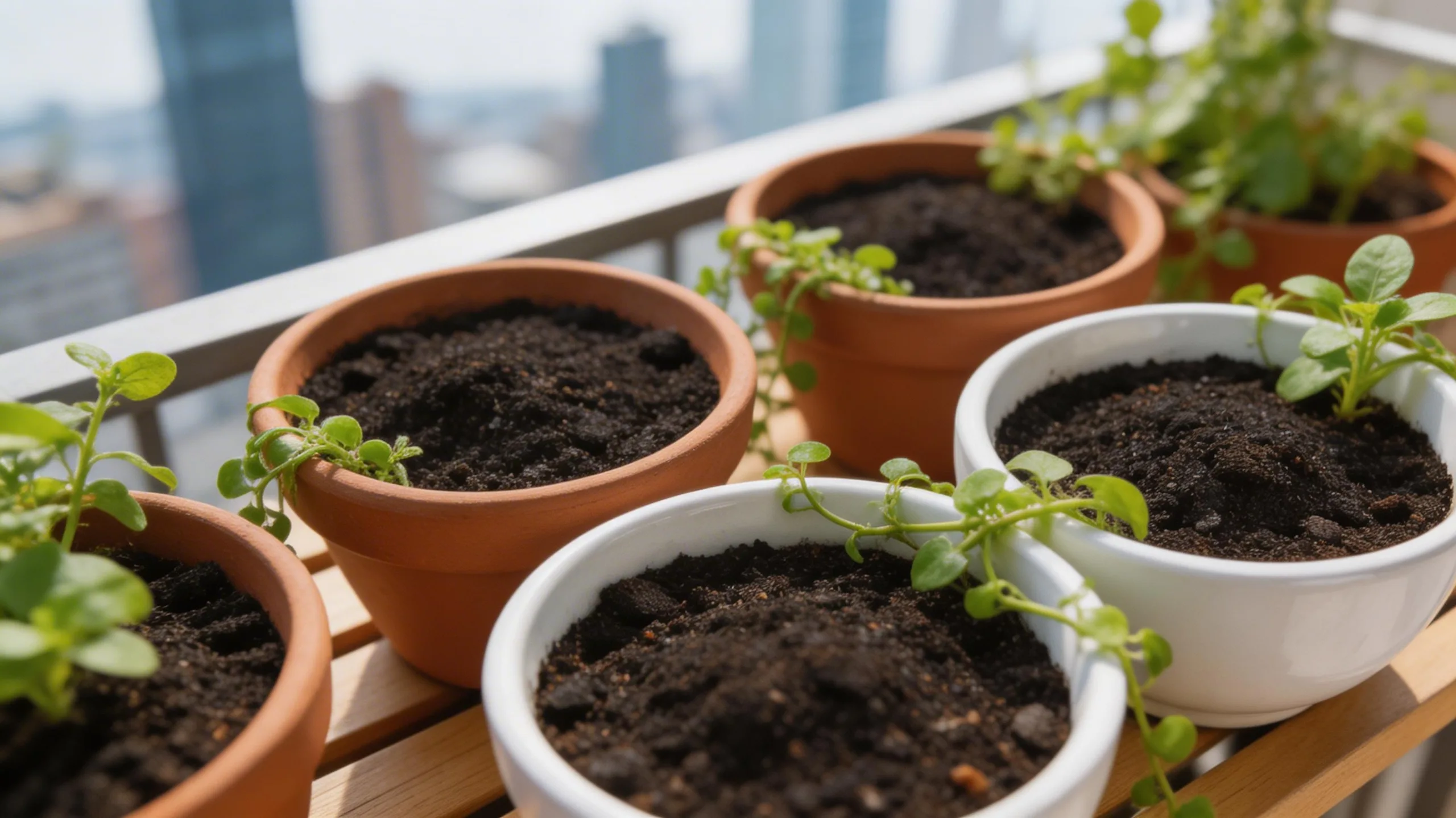 use lightweight well draining potting mix