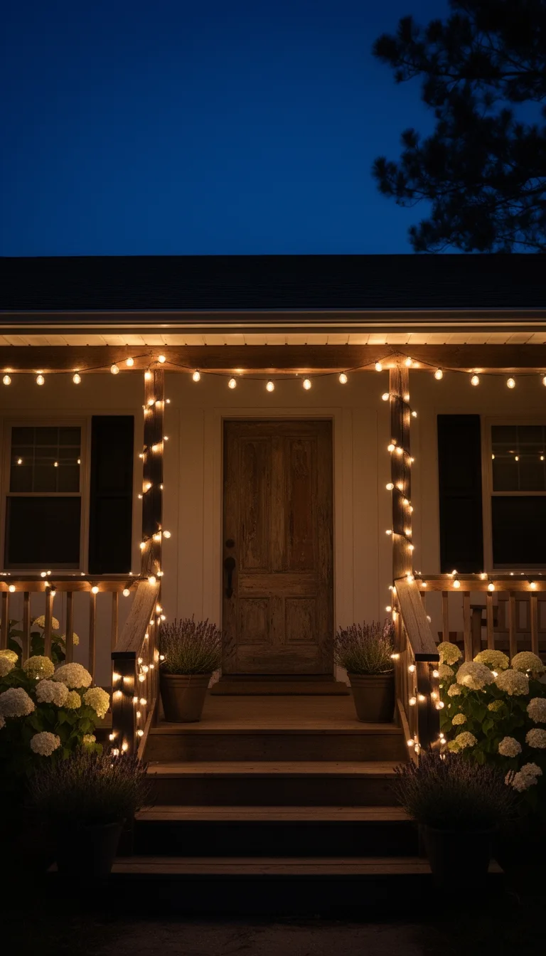 warm solar string lights