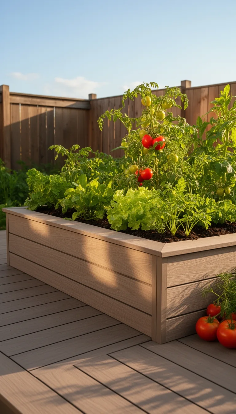 weatherproof low maintenance composite bed