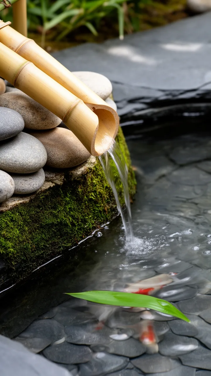 authentic cascading bamboo fountain