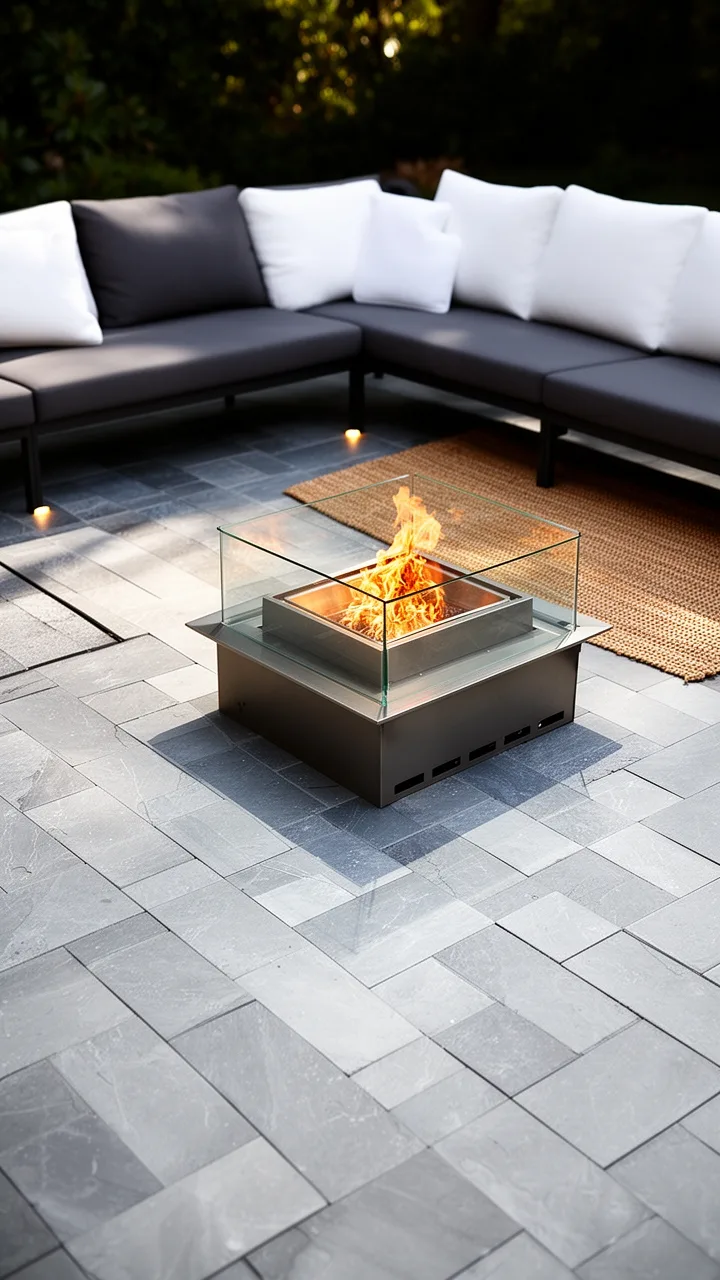 curved paver patio hub