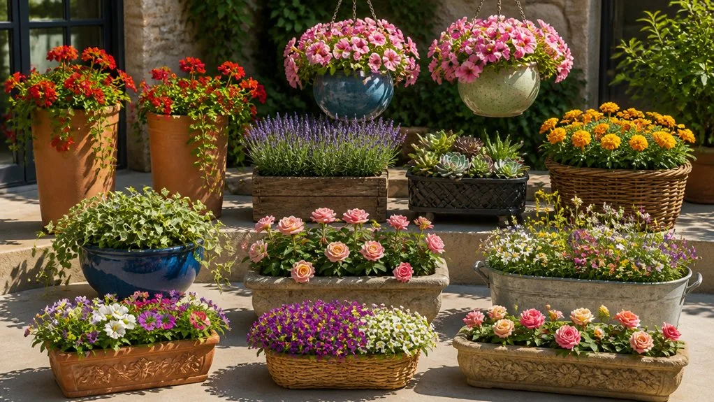 floral container decoration inspiration