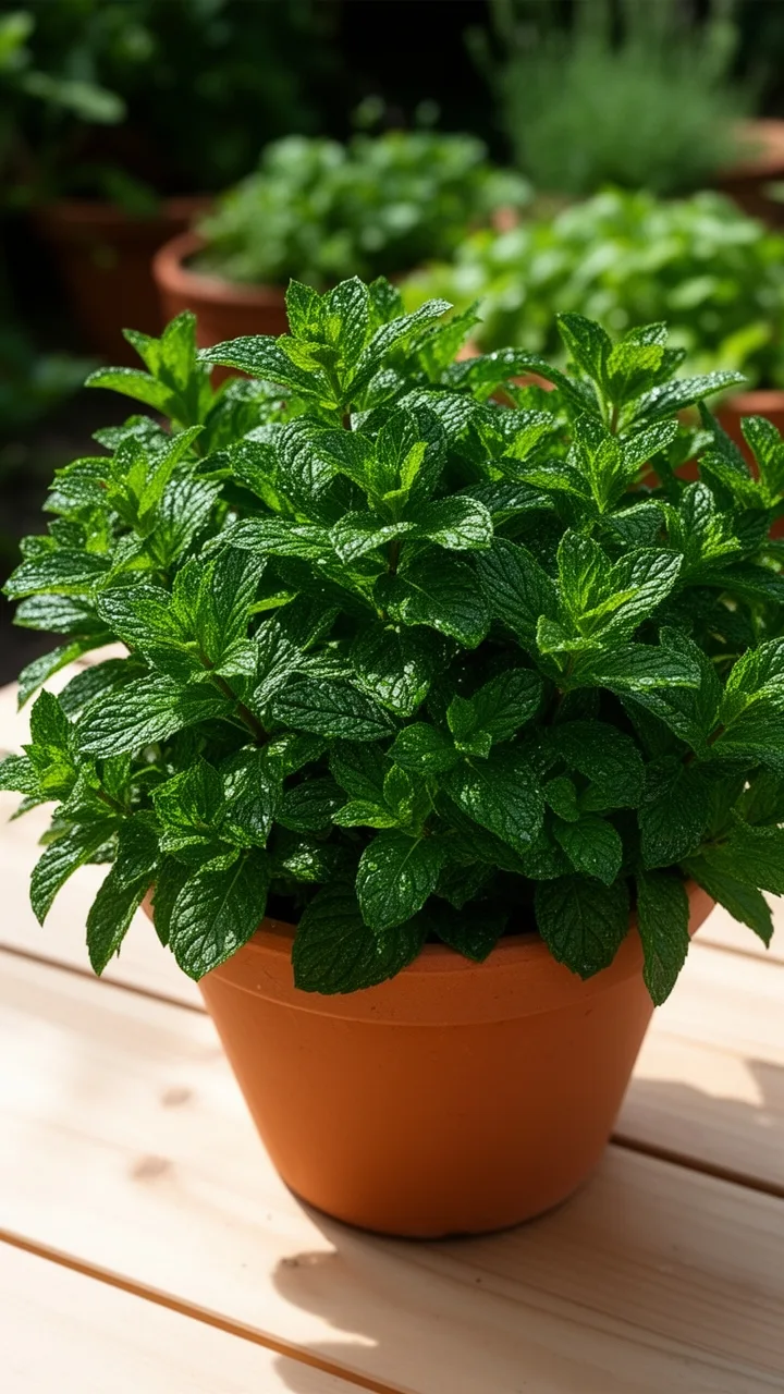 highly aggressive containerized mint