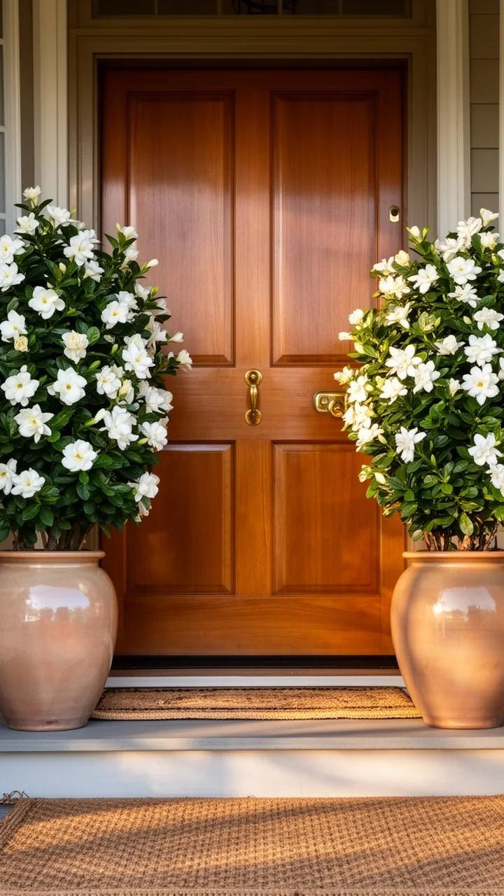 identical pots symmetrical placement