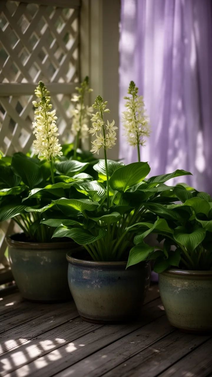 scented container shade hosta