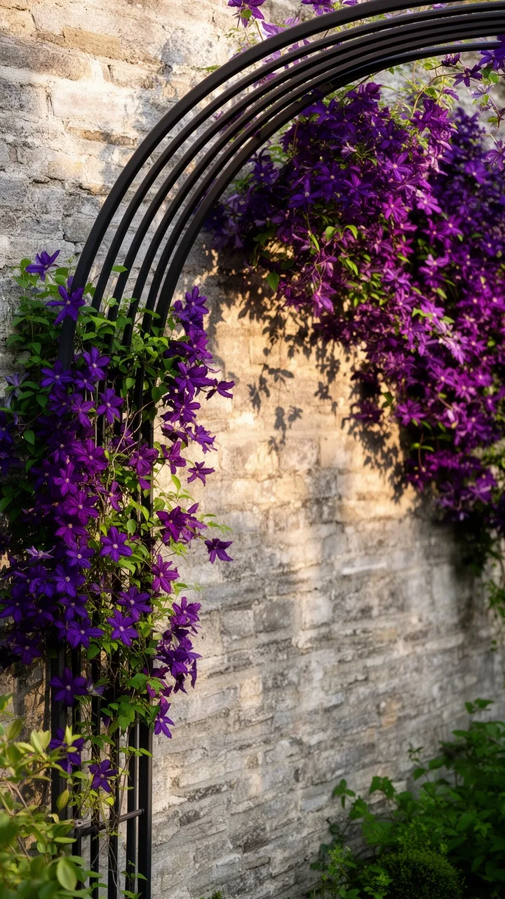 structural steel clematis frames